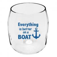 Everything is Better on a Boat Ever Drinkware Wine Tumbler-ED1001-CS5