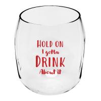 EverDrinkware Drink About It Wine Tumbler-ED1001-F9