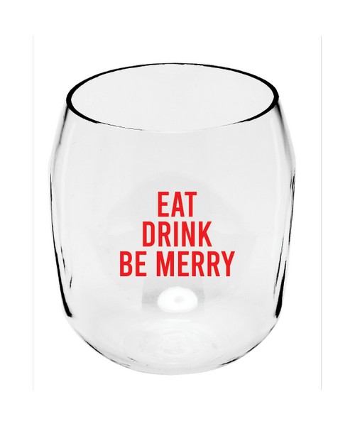Eat Drink & Be Merry EverDrinkware Wine Tumbler