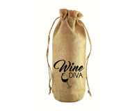 Wine Diva Jute Wine Bottle Sack-JB1018