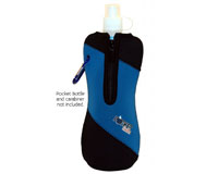 Neoprene Jacket For Pocket Bottles Blue/Black-PBJ-102