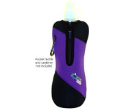 Neoprene Jacket For Pocket Bottles Purple/Black-PBJ-106