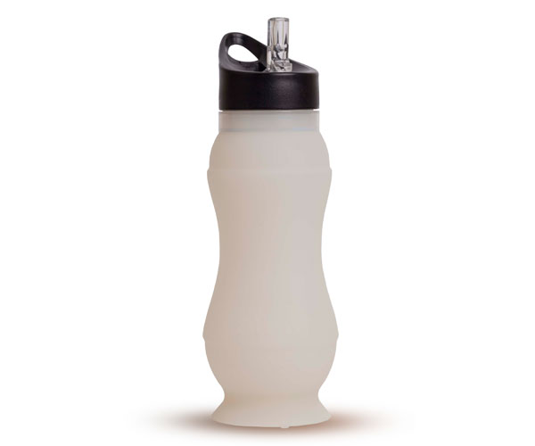 Silicone Bottle with Suction Cup 700Ml Clear
