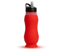 Silicone Bottle with Suction Cup 700Ml Red-SB209
