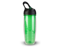 Thirzt 2 Go 20Oz Tritan Double-Walled Insulated Bottle - Green-TG2002